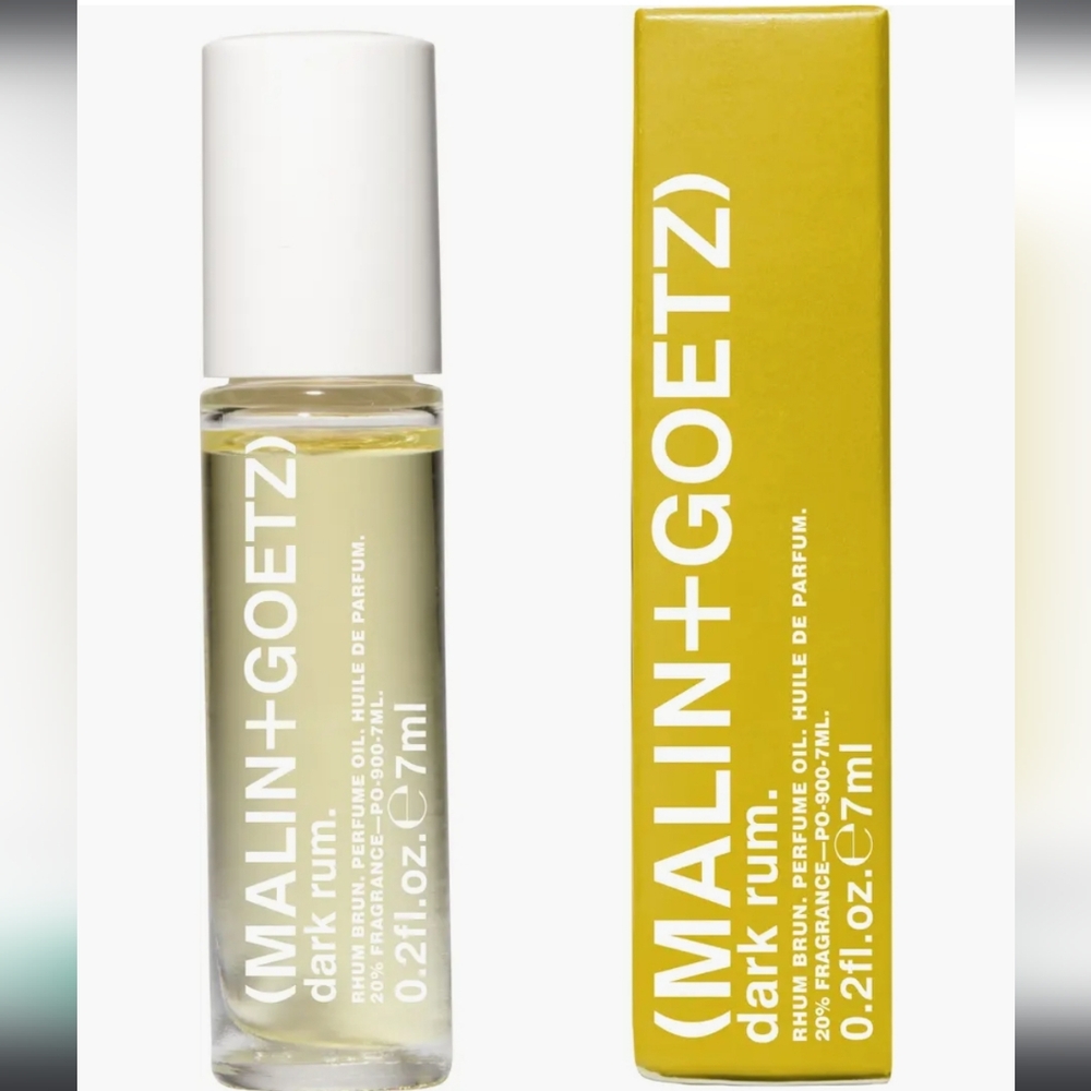 Malin+Goetz Unisex Dark Rum Perfume Oil Travel Size NIB